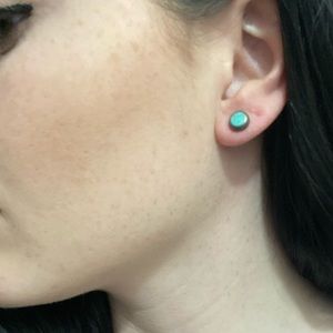 Turquoise stone earrings